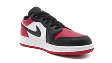 画像をギャラリービューアに読み込む, JORDAN BRAND AIR JORDAN 1 LOW GS &quot;BRED TOE&quot; &quot;MICHAEL JORDAN&quot; GYM RED/WHITE/BLACK 5