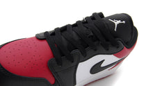 画像をギャラリービューアに読み込む, JORDAN BRAND AIR JORDAN 1 LOW GS &quot;BRED TOE&quot; &quot;MICHAEL JORDAN&quot; GYM RED/WHITE/BLACK 6