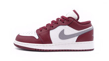 画像をギャラリービューアに読み込む, JORDAN BRAND AIR JORDAN 1 LOW GS &quot;MICHAEL JORDAN&quot; CHERRYWOOD RED/CEMENT GREY/WHITE 3