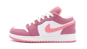 JORDAN BRAND AIR JORDAN 1 LOW GS "MICHAEL JORDAN" DESERT BERRY/CORAL CHALK/WHITE 3