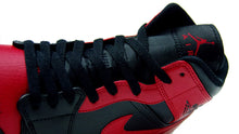 画像をギャラリービューアに読み込む, JORDAN BRAND AIR JORDAN 1 MID &quot;BRED&quot; &quot;MICHAEL JORDAN&quot; BLACK/GYM RED/WHITE 6
