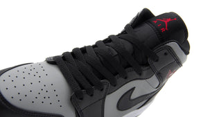 JORDAN BRAND AIR JORDAN 1 MID "SHADOW" "MICHAEL JORDAN" BLACK/GYM RED/PARTICLE GREY/WHITE 6