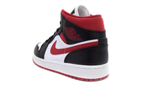 画像をギャラリービューアに読み込む, JORDAN BRAND AIR JORDAN 1 MID &quot;MICHAEL JORDAN&quot; WHITE/GYM RED/BLACK 2