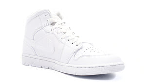JORDAN BRAND AIR JORDAN 1 MID "MICHAEL JORDAN" WHITE/WHITE/WHITE 5