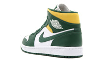 画像をギャラリービューアに読み込む, JORDAN BRAND AIR JORDAN 1 MID &quot;SEATTLE SUPERSONICS&quot; &quot;MICHAEL JORDAN&quot; NOBLE GREEN/POLLEN/WHITE 2
