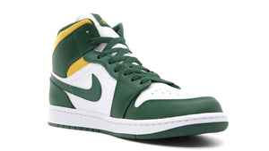 JORDAN BRAND AIR JORDAN 1 MID "SEATTLE SUPERSONICS" "MICHAEL JORDAN" NOBLE GREEN/POLLEN/WHITE 5