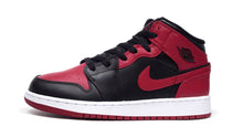 画像をギャラリービューアに読み込む, JORDAN BRAND AIR JORDAN 1 MID GS &quot;MICHAEL JORDAN&quot; BLACK/GYM RED/WHITE/NOIR/BLANC/ROUGE GYM 3