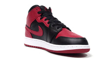 画像をギャラリービューアに読み込む, JORDAN BRAND AIR JORDAN 1 MID GS &quot;MICHAEL JORDAN&quot; BLACK/GYM RED/WHITE/NOIR/BLANC/ROUGE GYM 5