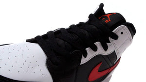 JORDAN BRAND AIR JORDAN 1 MID GS "MICHAEL JORDAN" BLACK/WHITE/CHILE RED 6