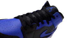 画像をギャラリービューアに読み込む, JORDAN BRAND AIR JORDAN 1 MID GS &quot;HYPER ROYAL&quot; &quot;MICHAEL JORDAN&quot; BLACK/HYPER ROYAL-WHITE 6