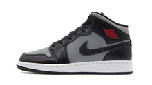 画像をギャラリービューアに読み込む, JORDAN BRAND AIR JORDAN 1 MID GS &quot;SHADOW&quot; &quot;MICHAEL JORDAN&quot; BLACK/GYM RED/PARTICLE GREY/WHITE 3