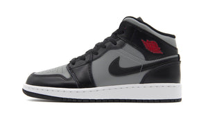 JORDAN BRAND AIR JORDAN 1 MID GS "SHADOW" "MICHAEL JORDAN" BLACK/GYM RED/PARTICLE GREY/WHITE 3
