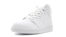 画像をギャラリービューアに読み込む, JORDAN BRAND AIR JORDAN 1 MID GS &quot;MICHAEL JORDAN&quot; WHITE/WHITE/WHITE 1