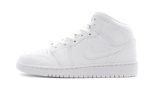 画像をギャラリービューアに読み込む, JORDAN BRAND AIR JORDAN 1 MID GS &quot;MICHAEL JORDAN&quot; WHITE/WHITE/WHITE 3
