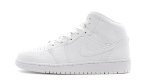 JORDAN BRAND AIR JORDAN 1 MID GS "MICHAEL JORDAN" WHITE/WHITE/WHITE 3