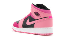 画像をギャラリービューアに読み込む, JORDAN BRAND AIR JORDAN 1 MID GS &quot;CORAL CHALK&quot; &quot;MICHAEL JORDAN&quot; CORAL CHALK/PINKSICLE/RUSH PINK/BLACK 2