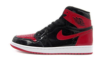 画像をギャラリービューアに読み込む, JORDAN BRAND AIR JORDAN 1 RETRO HIGH OG &quot;PATENT BRED&quot; &quot;MICHAEL JORDAN&quot; BLACK/VARSITY RED/WHITE 3