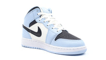 画像をギャラリービューアに読み込む, JORDAN BRAND AIR JORDAN 1 MID GS &quot;MICHAEL JORDAN&quot; ICE BLUE/BLACK/SAIL/WHITE 5