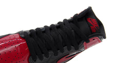 画像をギャラリービューアに読み込む, JORDAN BRAND AIR JORDAN 1 RETRO HIGH OG GS &quot;PATENT BRED&quot; &quot;MICHAEL JORDAN&quot; BLACK/VARSITY RED/WHITE 6