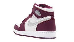 JORDAN BRAND AIR JORDAN 1 RETRO HIGH OG GS "BORDEAUX" "MICHAEL JORDAN" BORDEAUX/METALLIC SILVER/WHITE 2