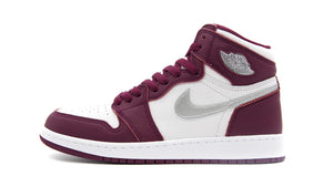 JORDAN BRAND AIR JORDAN 1 RETRO HIGH OG GS "BORDEAUX" "MICHAEL JORDAN" BORDEAUX/METALLIC SILVER/WHITE 3