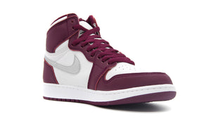 JORDAN BRAND AIR JORDAN 1 RETRO HIGH OG GS "BORDEAUX" "MICHAEL JORDAN" BORDEAUX/METALLIC SILVER/WHITE 5