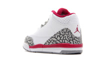 画像をギャラリービューアに読み込む, JORDAN BRAND JORDAN 3 RETRO TD &quot;CARDINAL RED&quot; &quot;MICHAEL JORDAN&quot; WHITE/LIGHT CURRY/CARDINAL RED/CEMENT GREY 2