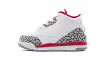 画像をギャラリービューアに読み込む, JORDAN BRAND JORDAN 3 RETRO TD &quot;CARDINAL RED&quot; &quot;MICHAEL JORDAN&quot; WHITE/LIGHT CURRY/CARDINAL RED/CEMENT GREY 3