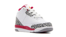 画像をギャラリービューアに読み込む, JORDAN BRAND JORDAN 3 RETRO TD &quot;CARDINAL RED&quot; &quot;MICHAEL JORDAN&quot; WHITE/LIGHT CURRY/CARDINAL RED/CEMENT GREY 5
