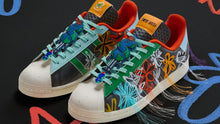 画像をギャラリービューアに読み込む, adidas SST SUPEREARTH SW BLACK &quot;SEAN WOTHERSPOON&quot; CORE BLACK/BRIGHT YELLOW/GREEN 7