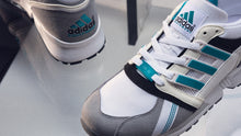 画像をギャラリービューアに読み込む, adidas EQT CSG 91 &quot;THE OG&quot; &quot;CONSORTIUM&quot; FTWR WHITE/EQT GREEN/CORE BLACK 9