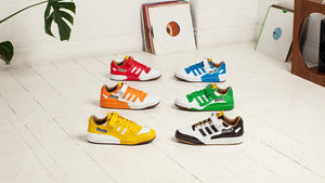 adidas FORUM 84 LOW "m&m's" GREEN/FTWR WHITE/EQT YELLOW 7