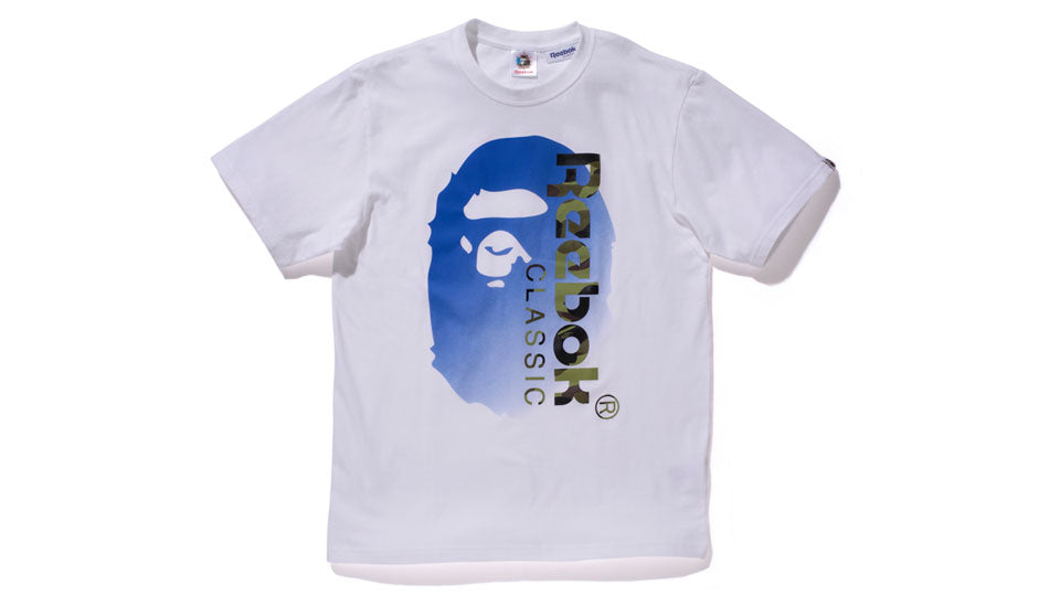 BAPE&reg; x Reebok CLASSIC Reebok BAPE&reg; DESIGN TEE WHT/BLU