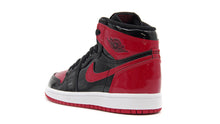 画像をギャラリービューアに読み込む, JORDAN BRAND JORDAN 1 RETRO HIGH OG PS &quot;PATENT BRED&quot; &quot;MICHAEL JORDAN&quot; BLACK/VARSITY RED/WHITE 2