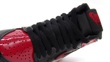 画像をギャラリービューアに読み込む, JORDAN BRAND JORDAN 1 RETRO HIGH OG PS &quot;PATENT BRED&quot; &quot;MICHAEL JORDAN&quot; BLACK/VARSITY RED/WHITE 6