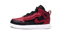 画像をギャラリービューアに読み込む, JORDAN BRAND JORDAN 1 MID ALT PS &quot;MICHAEL JORDAN&quot; BLACK/GYM RED/WHITE/NOIR/BLANC/ROUGE GYM 3