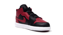画像をギャラリービューアに読み込む, JORDAN BRAND JORDAN 1 MID ALT PS &quot;MICHAEL JORDAN&quot; BLACK/GYM RED/WHITE/NOIR/BLANC/ROUGE GYM 5