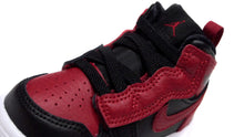 画像をギャラリービューアに読み込む, JORDAN BRAND JORDAN 1 MID ALT TD &quot;MICHAEL JORDAN&quot; BLACK/GYM RED/WHITE/NOIR/BLANC/ROUGE GYM 6