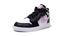 画像をギャラリービューアに読み込む, JORDAN BRAND JORDAN 1 MID ALT PS &quot;MICHAEL JORDAN&quot; WHITE/LIGHT ARCTIC PINK/BLACK 1