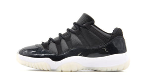 JORDAN BRAND AIR JORDAN 11 RETRO LOW "72-10" "MICHAEL JORDAN" BLACK/GYM RED/WHITE/SAIL 3