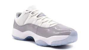 JORDAN BRAND AIR JORDAN 11 RETRO LOW "CEMENT GREY" "MICHAEL JORDAN" WHITE/UNIVERSITY BLUE/CEMENT GREY 5