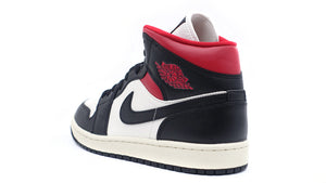 JORDAN BRAND AIR JORDAN 1 MID "MICHAEL JORDAN" BLACK/GIM RED/SAIL 2