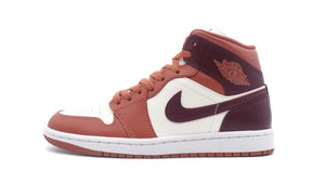 JORDAN BRAND (WMNS) AIR JORDAN 1MID "MICHAEL JORDAN" DUSTY PEACH/NIGHT MAROON/SAIL/WHITE 3