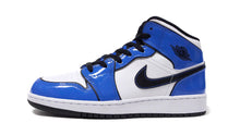 画像をギャラリービューアに読み込む, JORDAN BRAND AIR JORDAN 1 MID SE GS &quot;SIGNAL BLUE&quot; &quot;MICHAEL JORDAN&quot; SIGNAL BLUE/BLACK/WHITE/BLEU SIGNAL/BLANC/NOIR 3