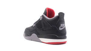 JORDAN BRAND JORDAN 4 RETRO PS "BRED REIMAGINED" "MICHAEL JORDAN" BLACK/CEMENT GREY/SUMMIT WHITE/FIRE RED 2