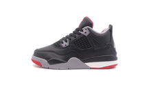 画像をギャラリービューアに読み込む, JORDAN BRAND JORDAN 4 RETRO PS &quot;BRED REIMAGINED&quot; &quot;MICHAEL JORDAN&quot; BLACK/CEMENT GREY/SUMMIT WHITE/FIRE RED 3