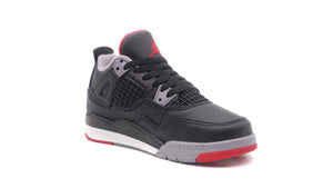 JORDAN BRAND JORDAN 4 RETRO PS "BRED REIMAGINED" "MICHAEL JORDAN" BLACK/CEMENT GREY/SUMMIT WHITE/FIRE RED 5