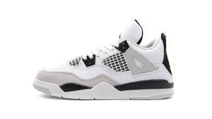 JORDAN BRAND JORDAN 4 RETRO PS "MILITARY BLACK" "MICHAEL JORDAN" WHITE/BLACK/NEUTRAL GRAY 3