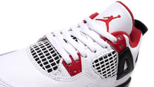 画像をギャラリービューアに読み込む, JORDAN BRAND JORDAN 4 RETRO PS &quot;FIRE RED&quot; &quot;MICHAEL JORDAN&quot; WHITE/FIRE RED/BLACK/TECH GREY 6