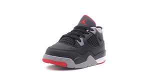 JORDAN BRAND JORDAN 4 RETRO TD "BRED REIMAGINED" "MICHAEL JORDAN" BLACK/CEMENT GREY/SUMMIT WHITE/FIRE RED 1